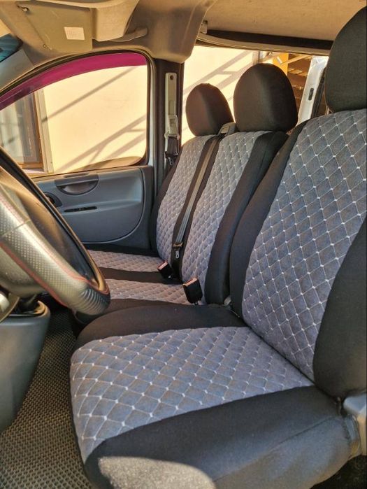 чохли на сидіння 1+1 1+2 на бус TRAFIC MASTER SPRINTER MASTER та інші