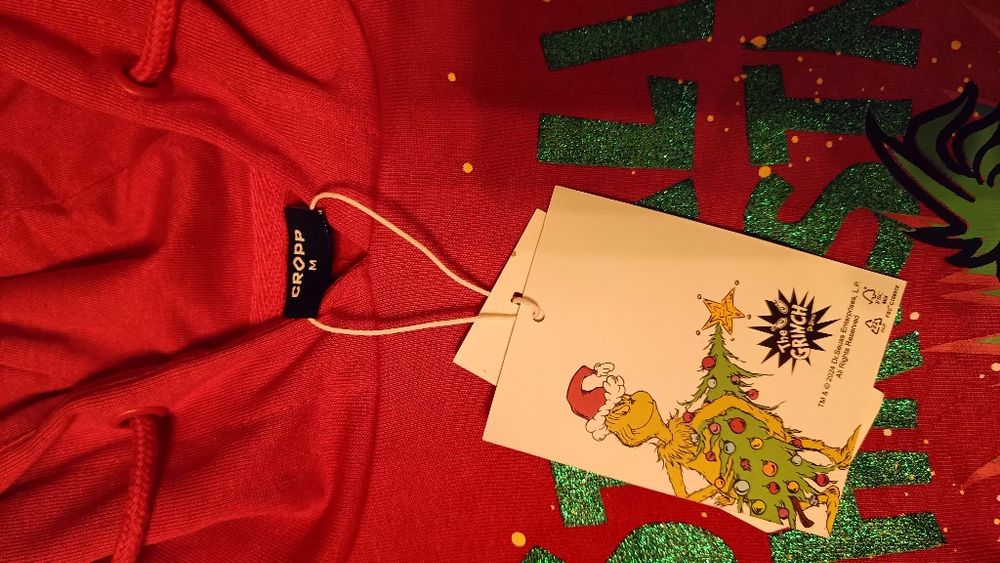 Bluza Cropp święta Grinch