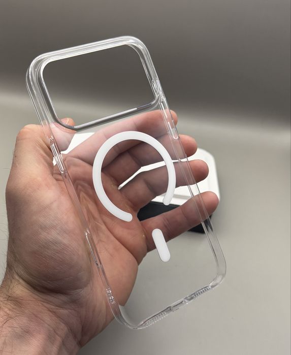 Ультратонкий чехол 17 Pro Max MagSafe, Air, 17 Pro-12 Pro, не желтеет!