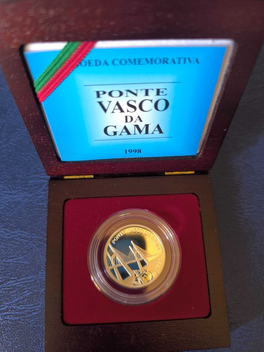 Moeda em Prata PROOF 1998 de valor facial 500$00 – Ponte Vasco da Gama