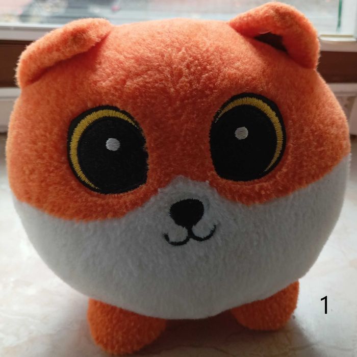 Rodzina Lisów Gang Słodziaków | 4 SZTUKI | 1x  Lisek Z METKĄ + 3x Lis