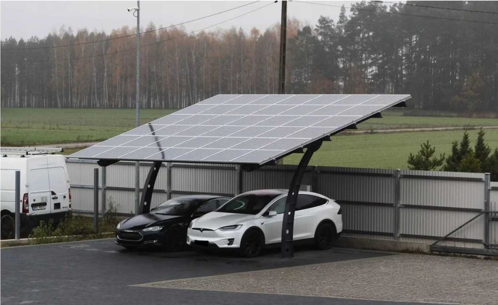 CARPORT FOTOWOLTAICZNY 10 kW – KONSTRUKCJA POD PANELE PV