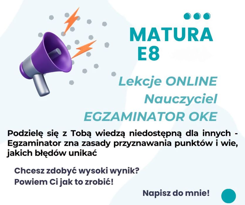 ANGIELSKI Egzaminator MATURA Egzamin E8