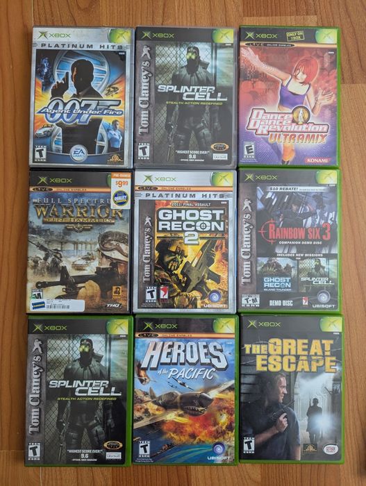 Ліцензійні диски ігри на Xbox Original