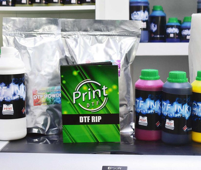 Zestaw produkcyjny DTF , drukarka dtf, proszkarka dtf, szkolenie gratis