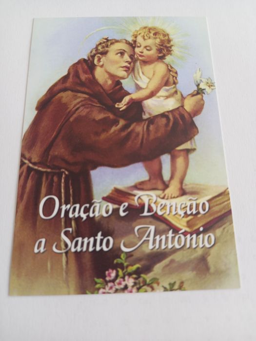 Santinhos antigos de Santo António e outros