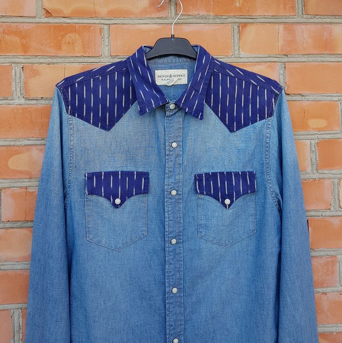 Ralph Lauren Denim & Supply Western Shirt джинсова сорочка оригінал M
