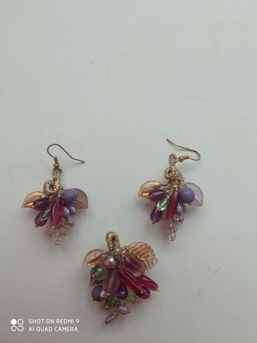 Колье из муранского стекла