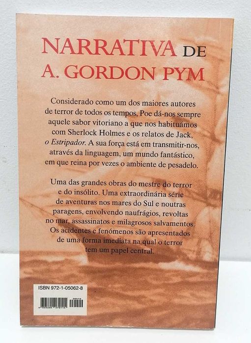 Narrativa de A. Gordon Pym, de Edgar Allan Poe