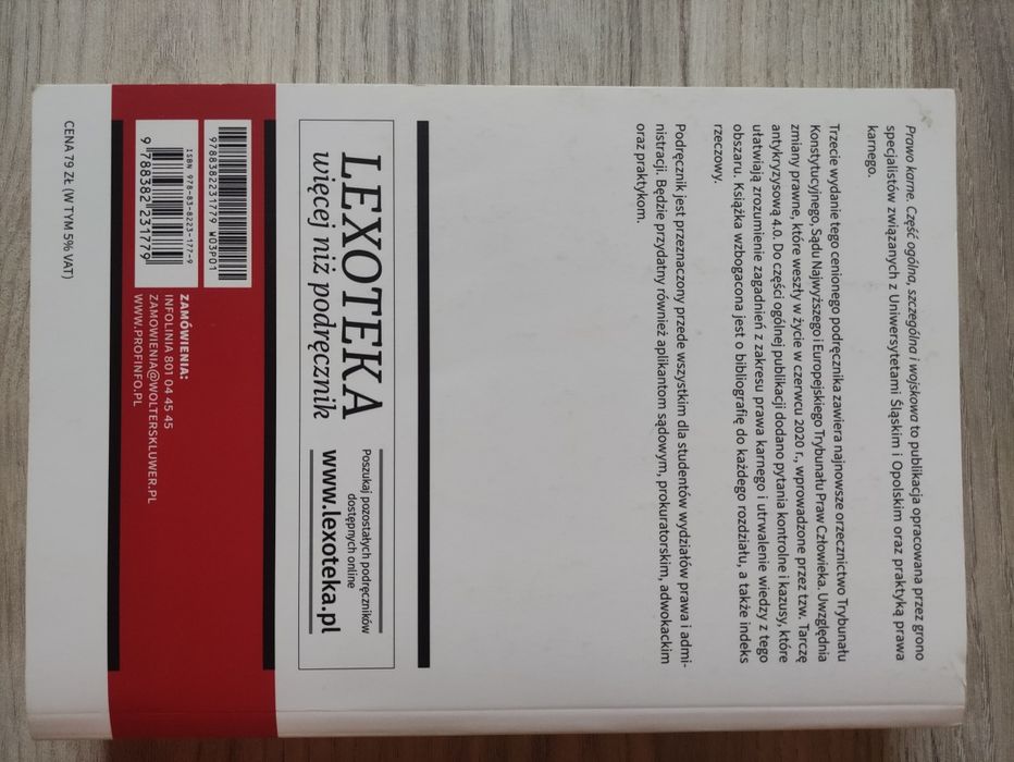 Podręcznik "Prawo karne"