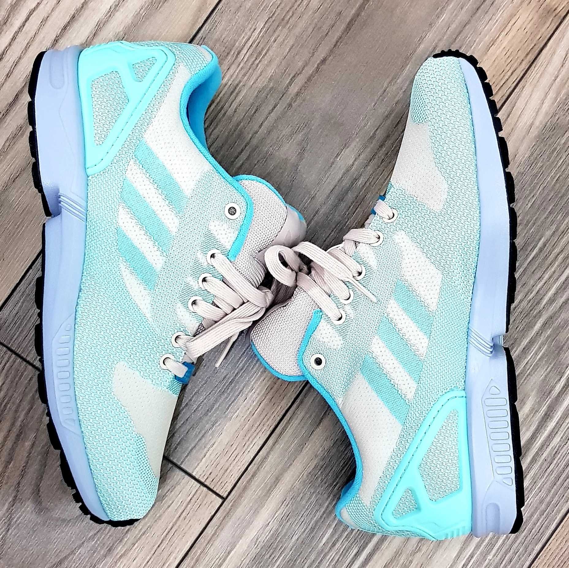 Adidas zx flux weave bleu discount