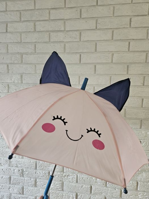 Parasol z uszkami kotek dla dziewczynki