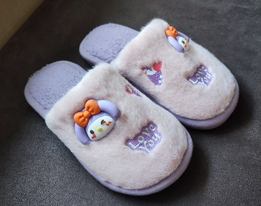 Домашні капці для дівчаток теплі