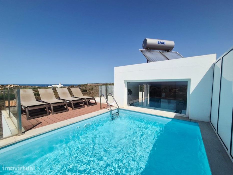 T2 com Rooftop, Piscina Infinity e Vista Mar - Vila Nova de Milfontes