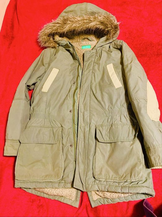 детская куртка/парка benetton