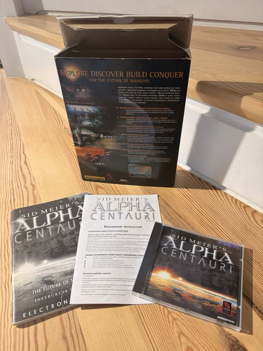 Alpha Centauri PC Big Box PL  IPS retro klasyk