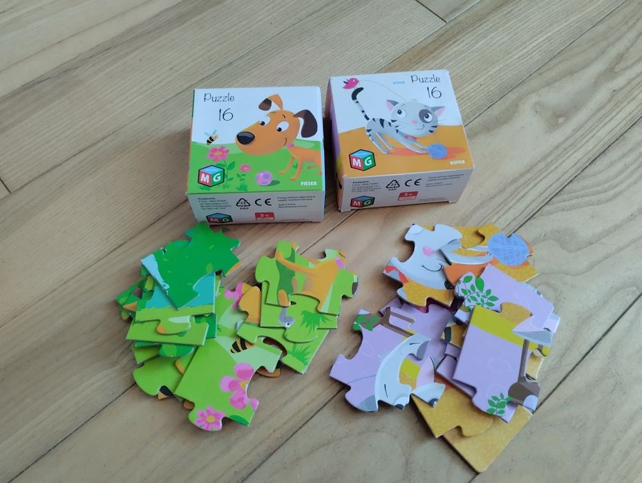 Puzzle Piesek i Kotek 3+ Multigra 16 elementów