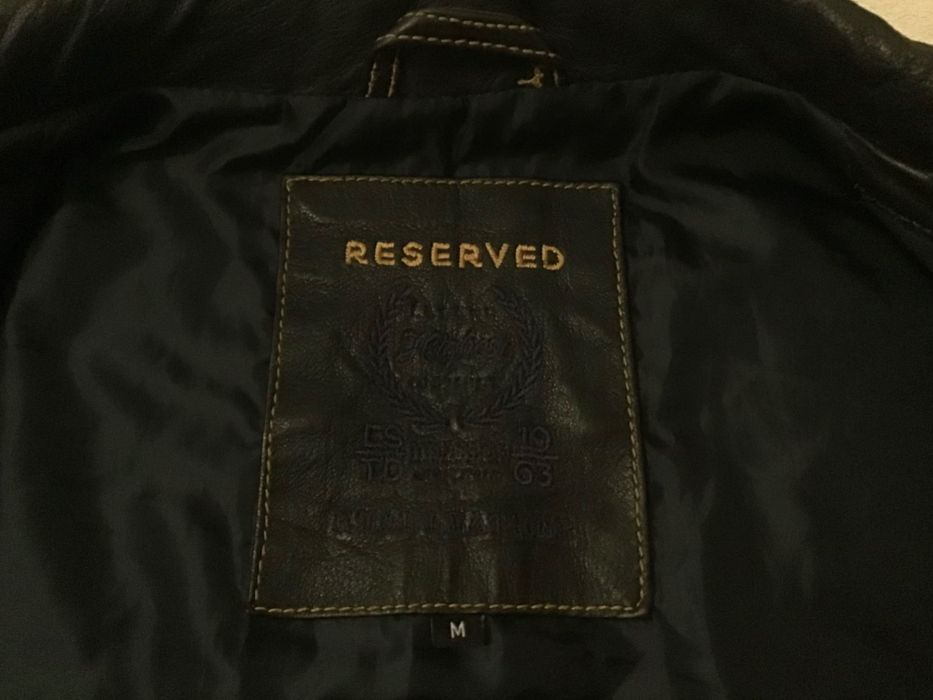 Casaco em pele genuína Reserved