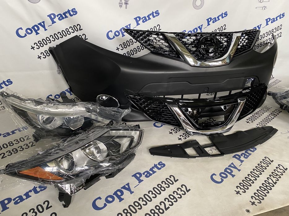 Бампер передній Nissan qashqai j11, rogue sport 2017, 2018,2019