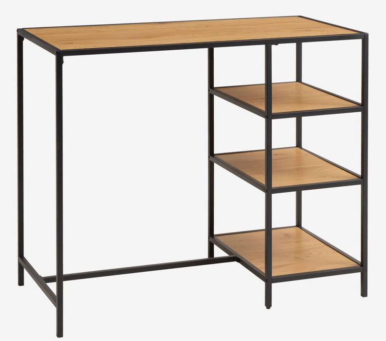 Стіл барний TRAPPEDAL jysk 60х120 дуб/чорний