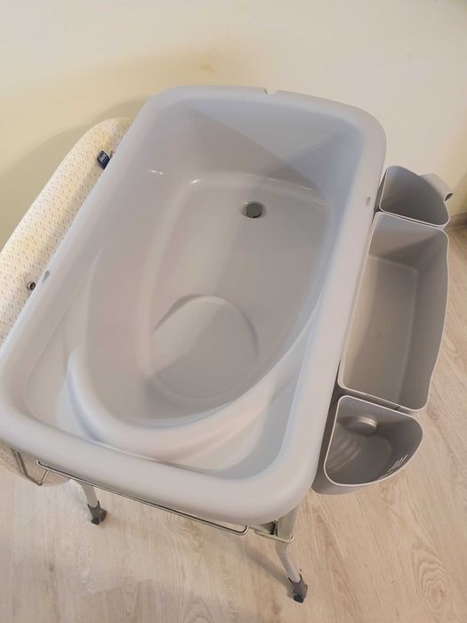 Chicco wanienka Cuddle&Bubble z przewijakiem 2w1 SZARA