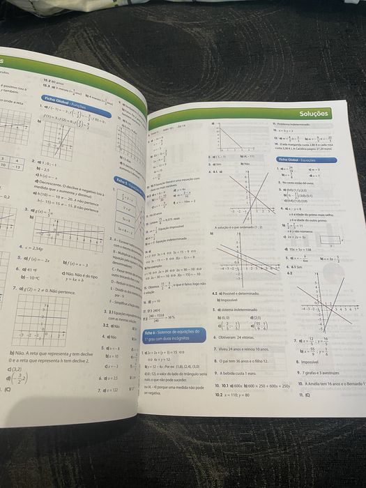 Caderno de atividades de matematica (não foi utilizado)