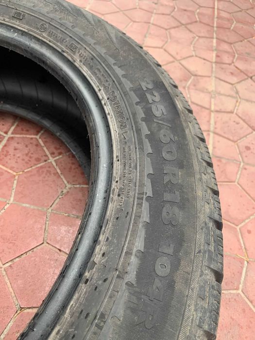 Зимова гума б/в 15% Nokian Hakkkapeliitta R18 225/60 комплект 10 000грн Вишневе