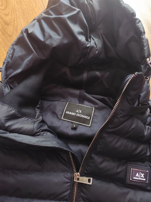 Nowa kurtka jesienno zimowa M Emporio Armani exchange granat