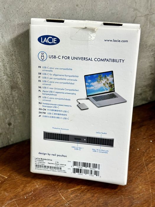 Vendo Disco Rígido externo LaCie Mobile Drive 2TB