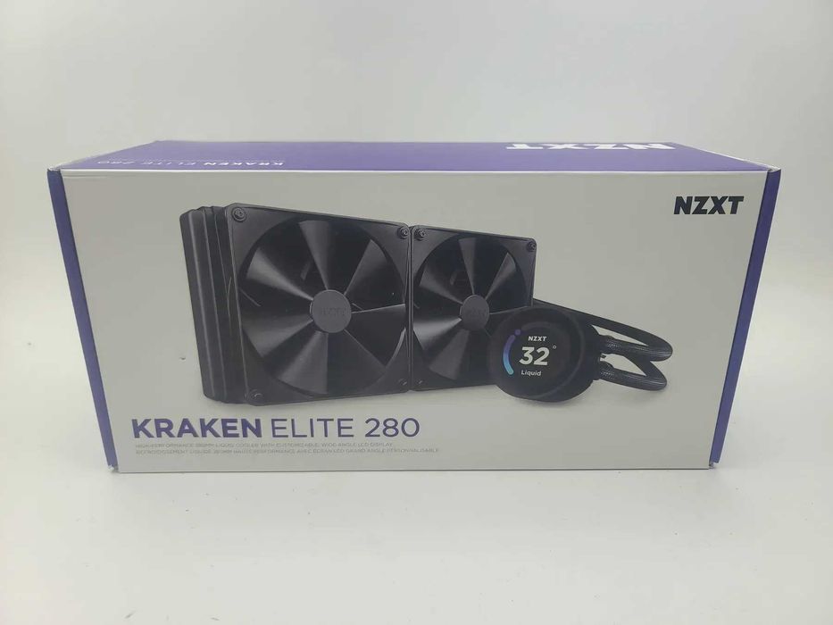 Система рідинного охолодження NZXT Kraken Elite 280 мм кріплення під AM5/AM4, LGA1700/1851 Core Ultra