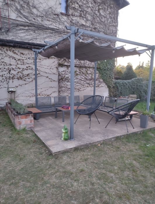 Pergola ogrodowa + nowe poszycie