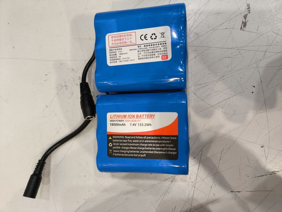 Акамулятор для рыбацих корабликов на 18000mah