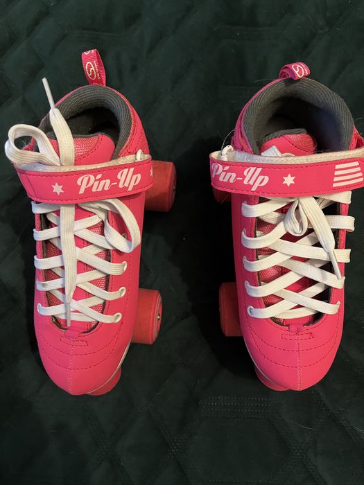 Wrotki, rozowe, stan bardzo dobry roz. 36