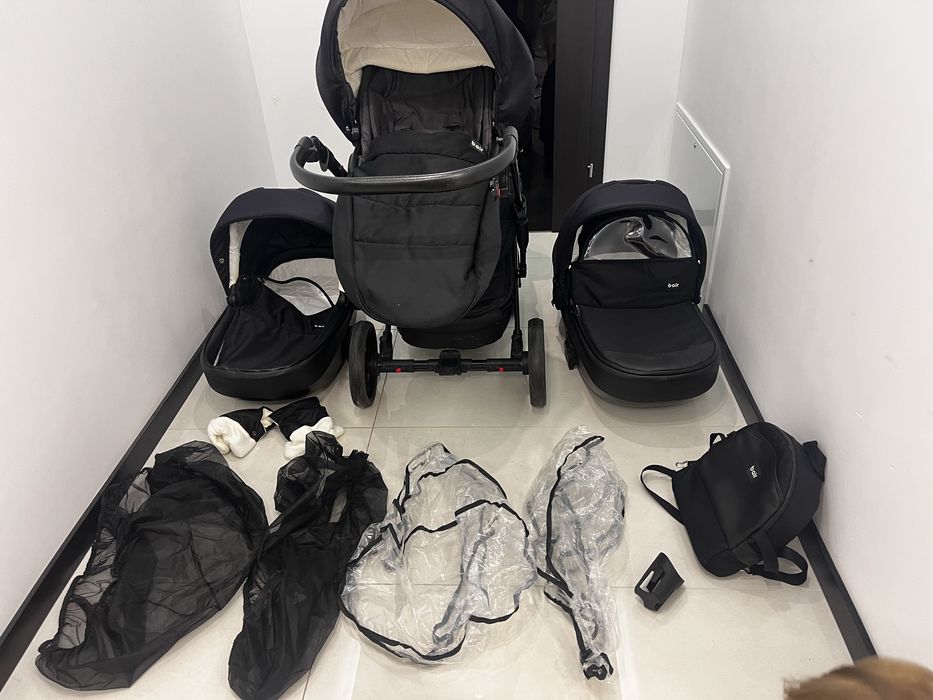 Коляска 2 в 1 для двійні Bair Next DUO