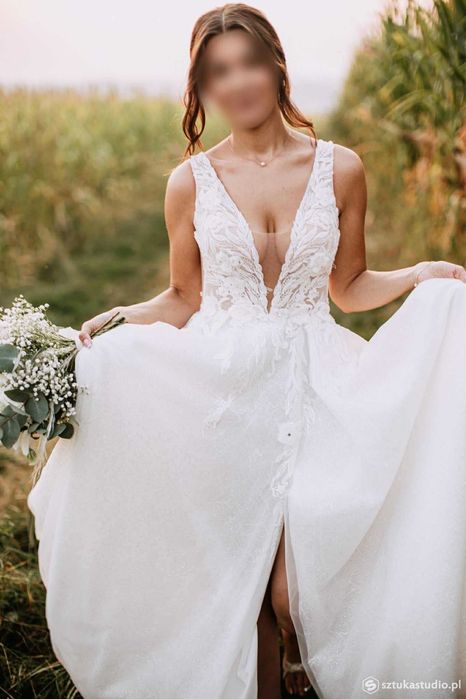 Suknia ślubna- boho/romantyczna