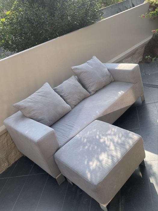 Sofa 3 lugares com chaise longue