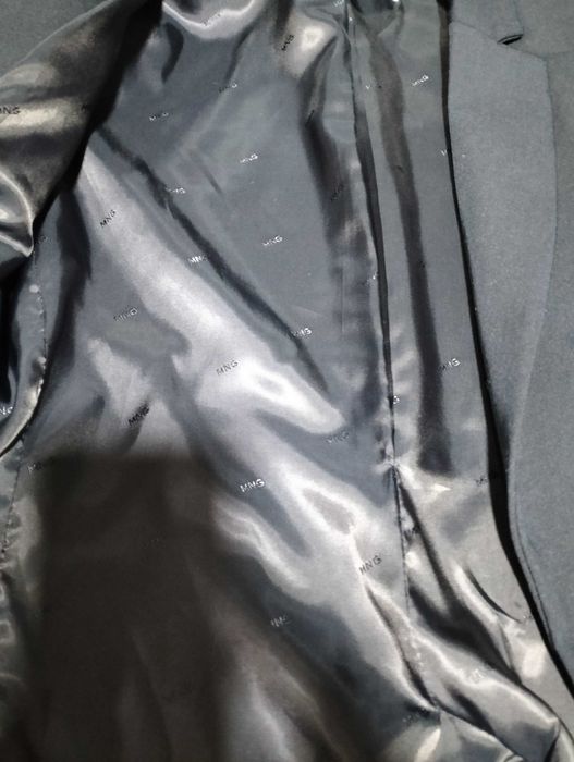 Blazer da mango cinza