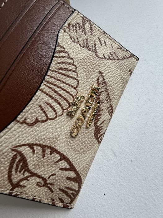 Coach Shells Porta Cartões Castanho