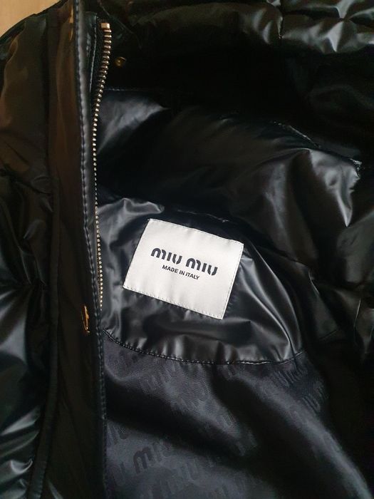 Kurtka puchowa Miu Miu