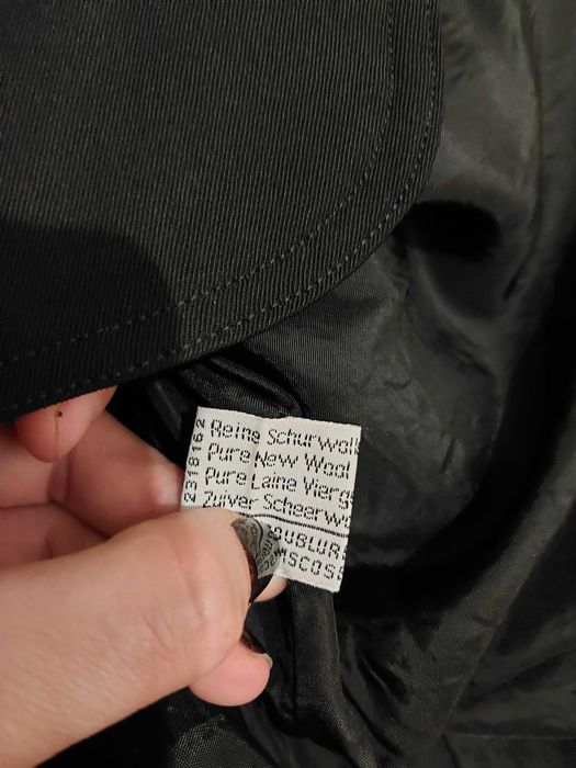 Wełniana marynarka na podszewce