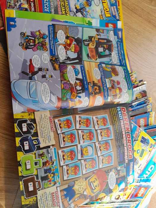 Gazety lego ok.50 sztuk
