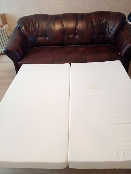 Meble skórzane,Sofa+2fotele