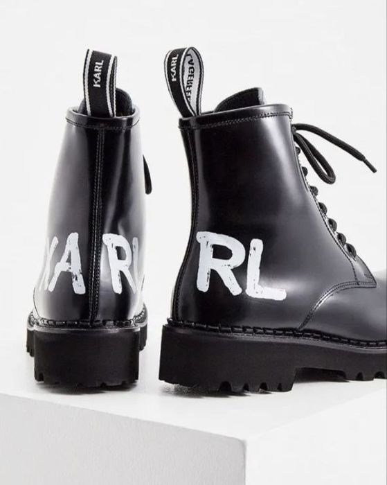 Шкіряні черевики Karl Lagerfeld (Оригінал)