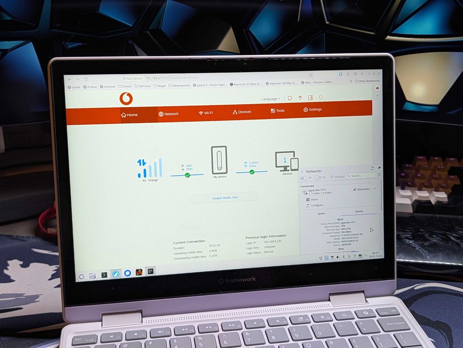 Router LTE Huawei B818-263 (GigaCube CAT19) | Komplet, pudło, paragon
