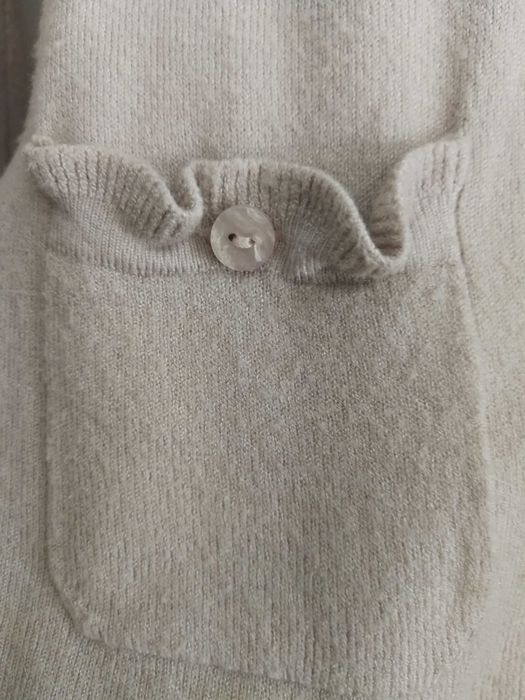 Casaco Beje com laço