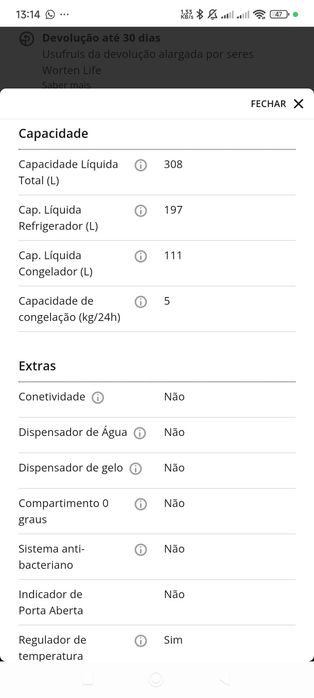 Frigorífico Indesit