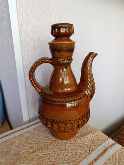 Вінтажний кувшин (глечик, куманець), Васильківська майоліка