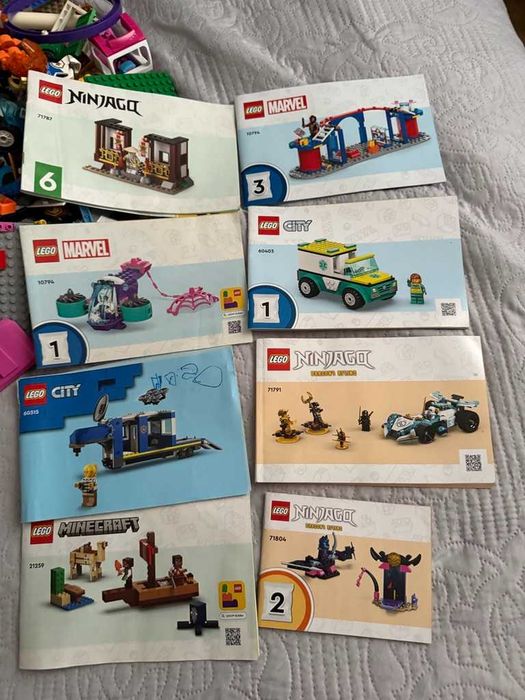 Klocki lego marvel ninjago city mix karton