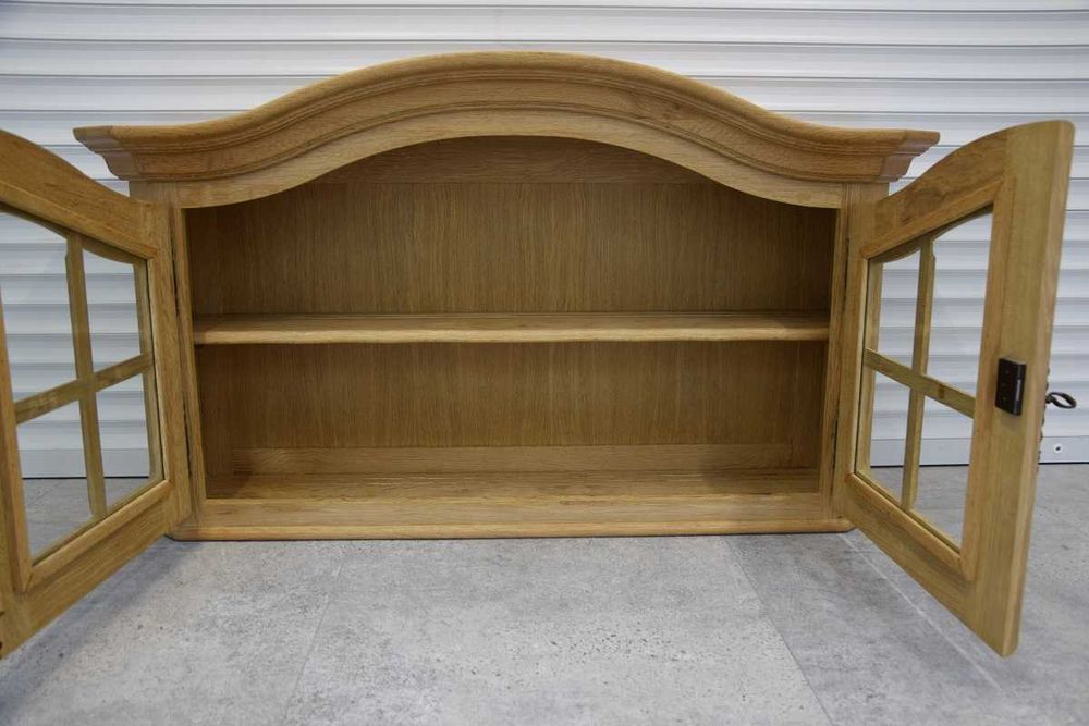 witryna wisząca dębowa - jak nowa