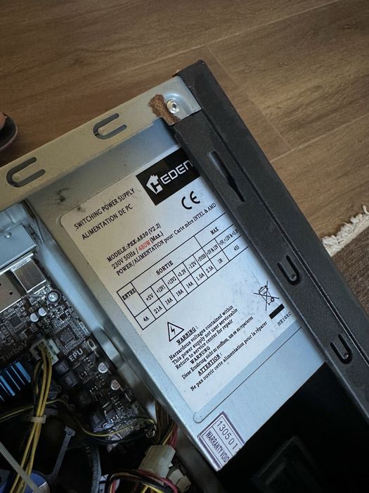 PC Desktop Intel Core i5, 8GB RAM (ASUS P8H77-M PRO)